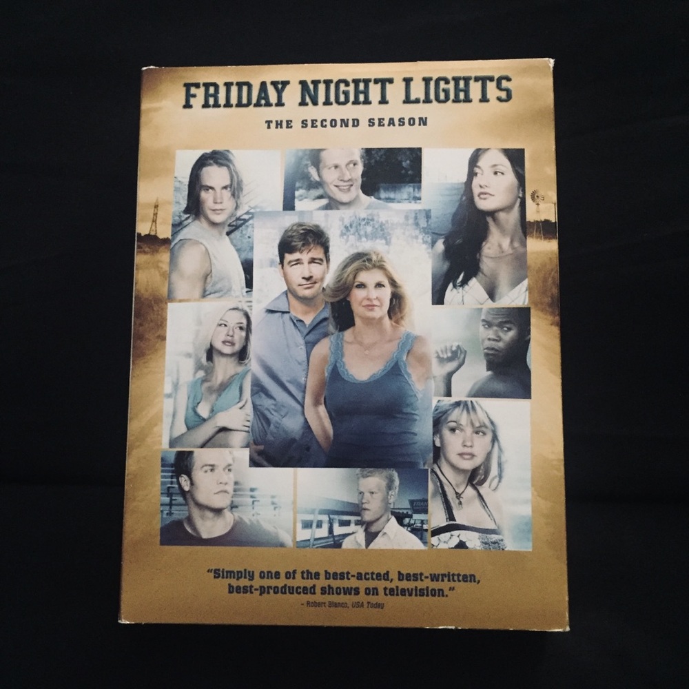 ηεω Friday Night Lights Season 2 Complete 4 Disc Boxed DVD Set ~ Great Condition